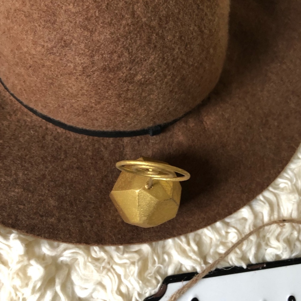 Distressed Gold Picture/Note Holder - Picture 4 of 4